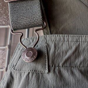 Duluth Trading Fir Green Gardening Bib Overalls Ripstop Wmn Large 31